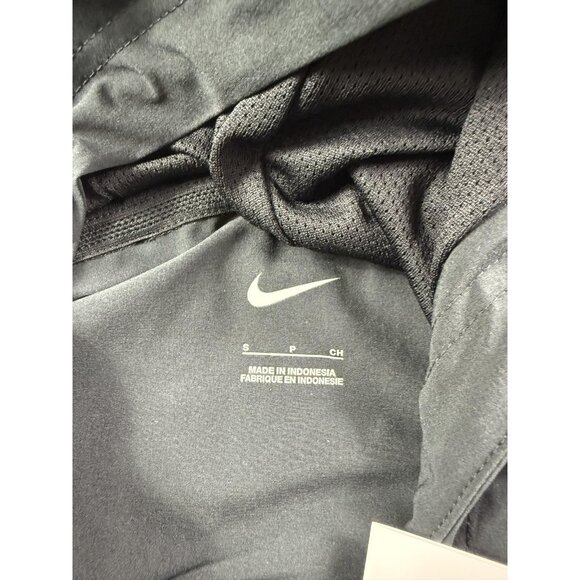 Nike Jacket Mens Small Black Yellow Hooded Quarter Zip Pullover Mesh FJ9536-015 - Picture 5 of 12